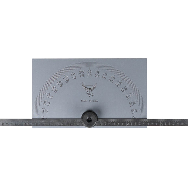Rectangle Protractor with Graduated Ruler