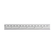 Machinist blades with English and metric graduations on a precision ruler, ideal for accurate measurements.