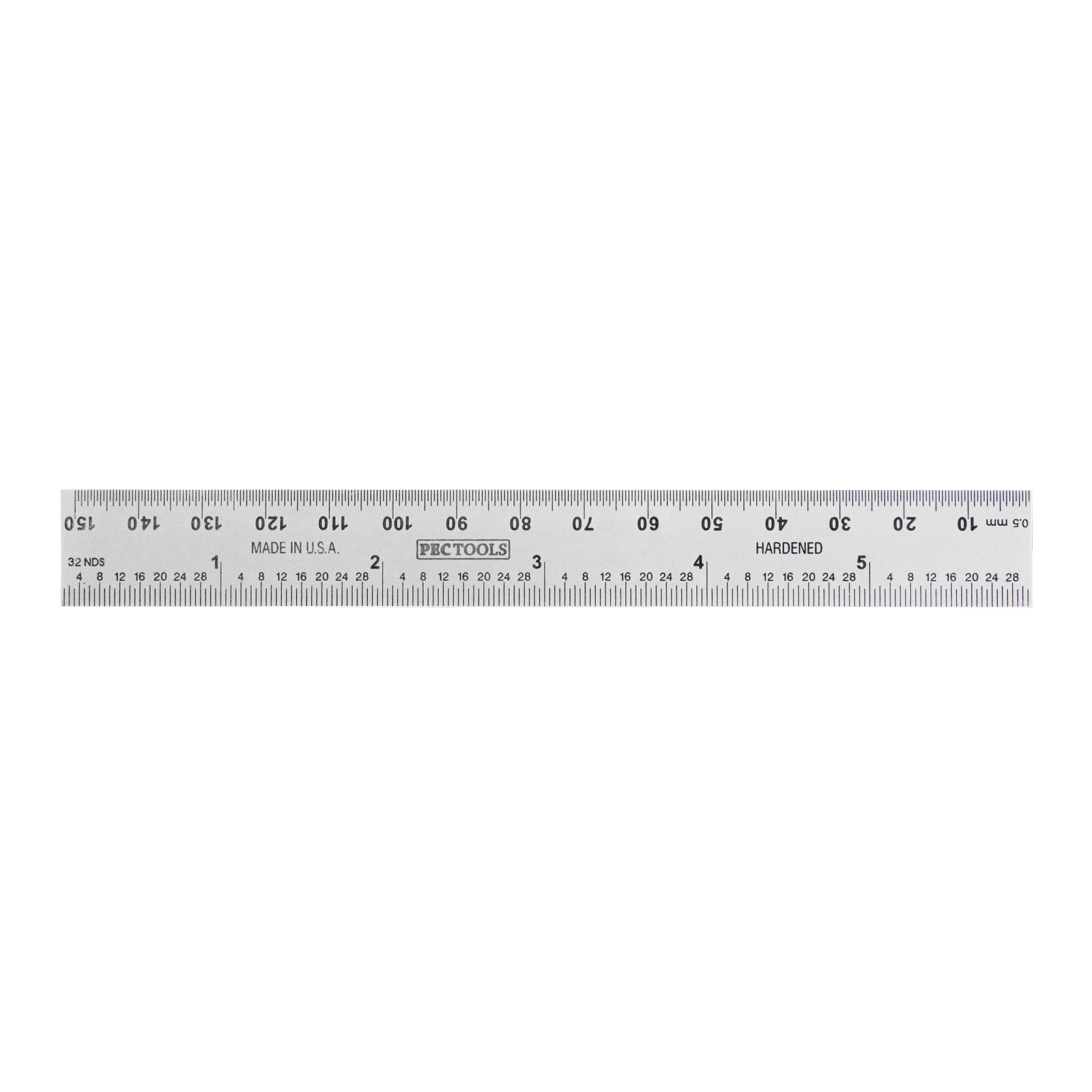 Machinist Blade with English/Metric graduations for precise measurements, ideal for machinist blades and crafting.