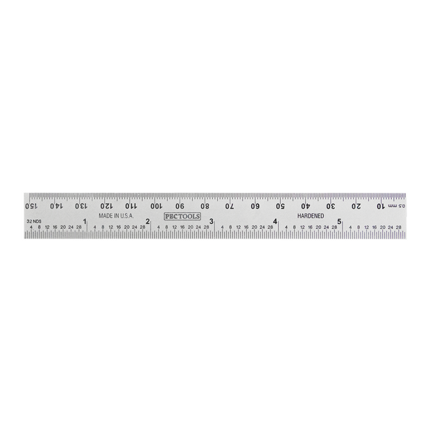 Machinist Blade with English/Metric graduations for precise measurements, ideal for machinist blades and crafting.