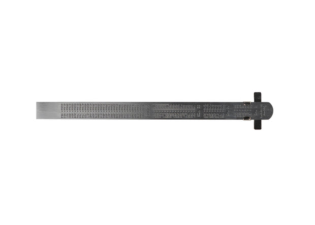 Specialty Rulers-Round End Rulers, Stainless Steel