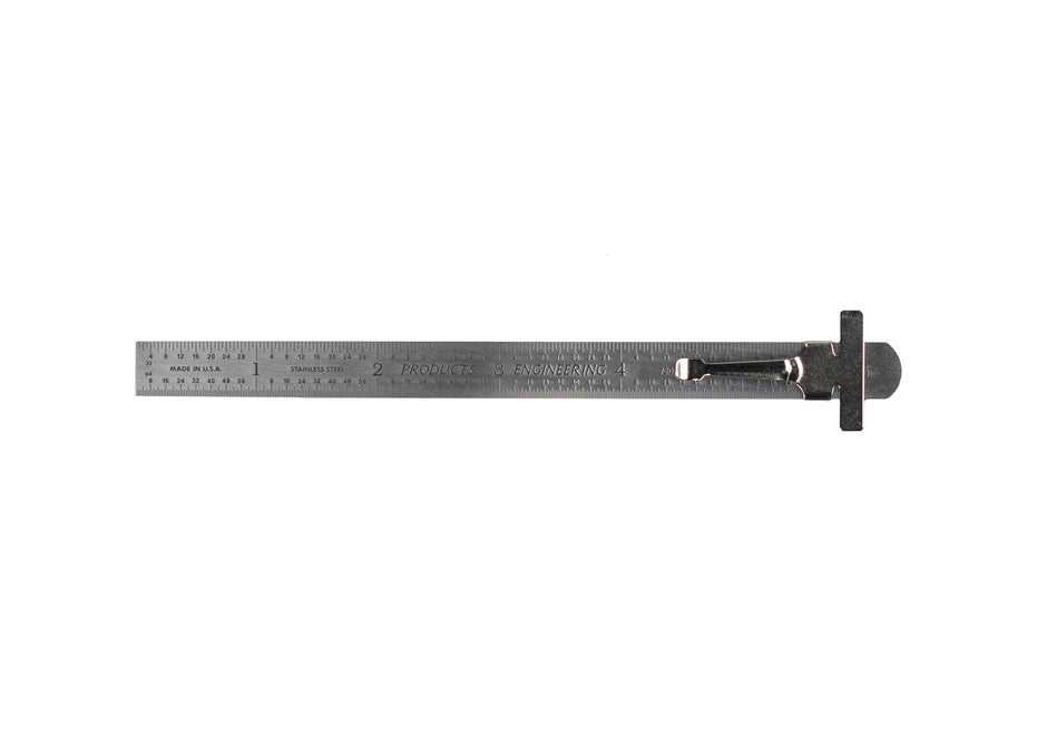 Specialty Rulers-Round End Rulers, Stainless Steel