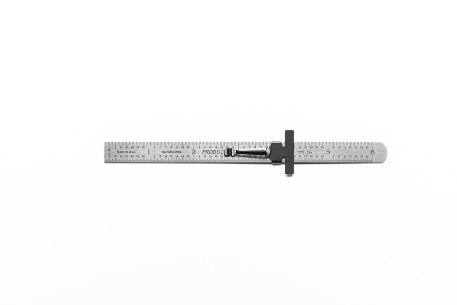 Flexible Round End Specialty Rulers with Clip, Stainless Steel (Packs)