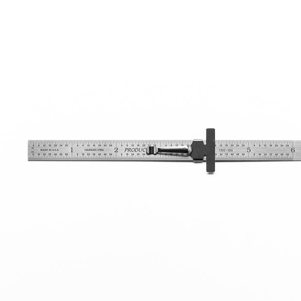 Flexible Round End Specialty Rulers with Clip, Stainless Steel