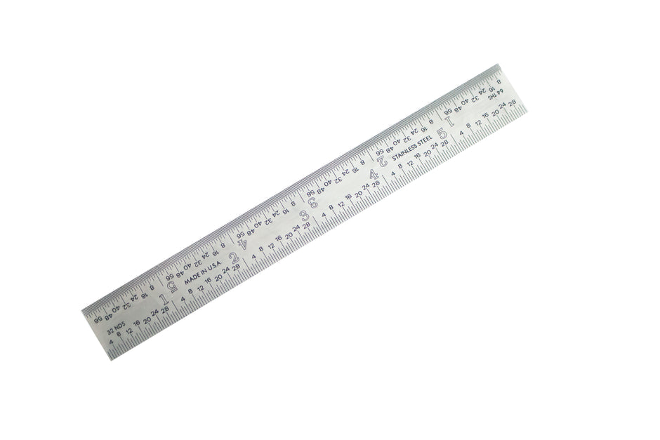 Rigid Square End Specialty Rulers, Stainless Steel