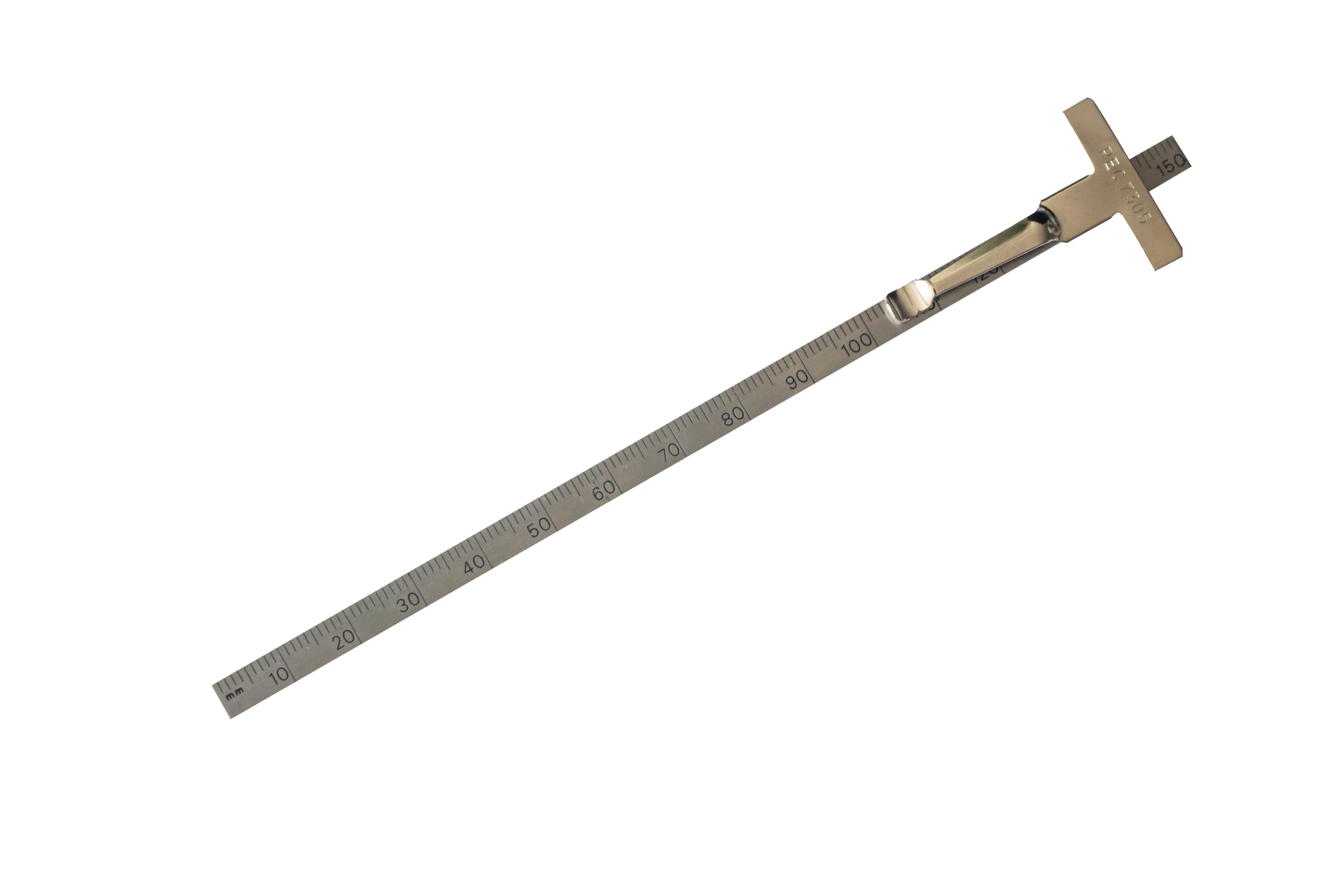 Narrow Specialty Rulers, Depth Gauge Rulers