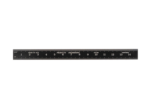 Black Chrome Rulers (Flexible)