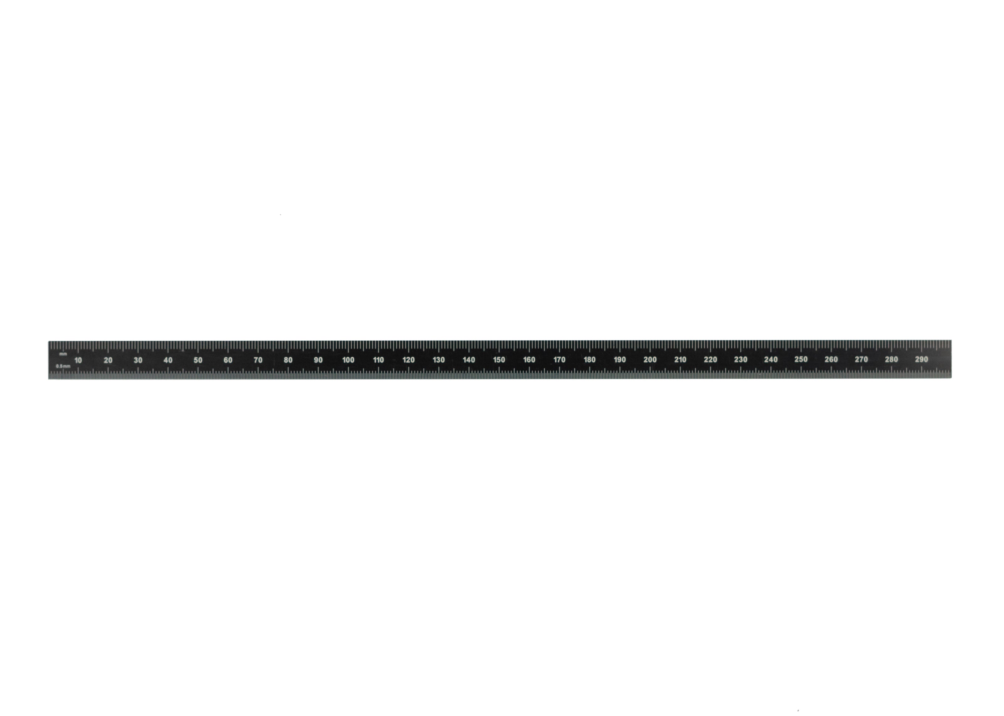 Black Chrome Rulers (Flexible)