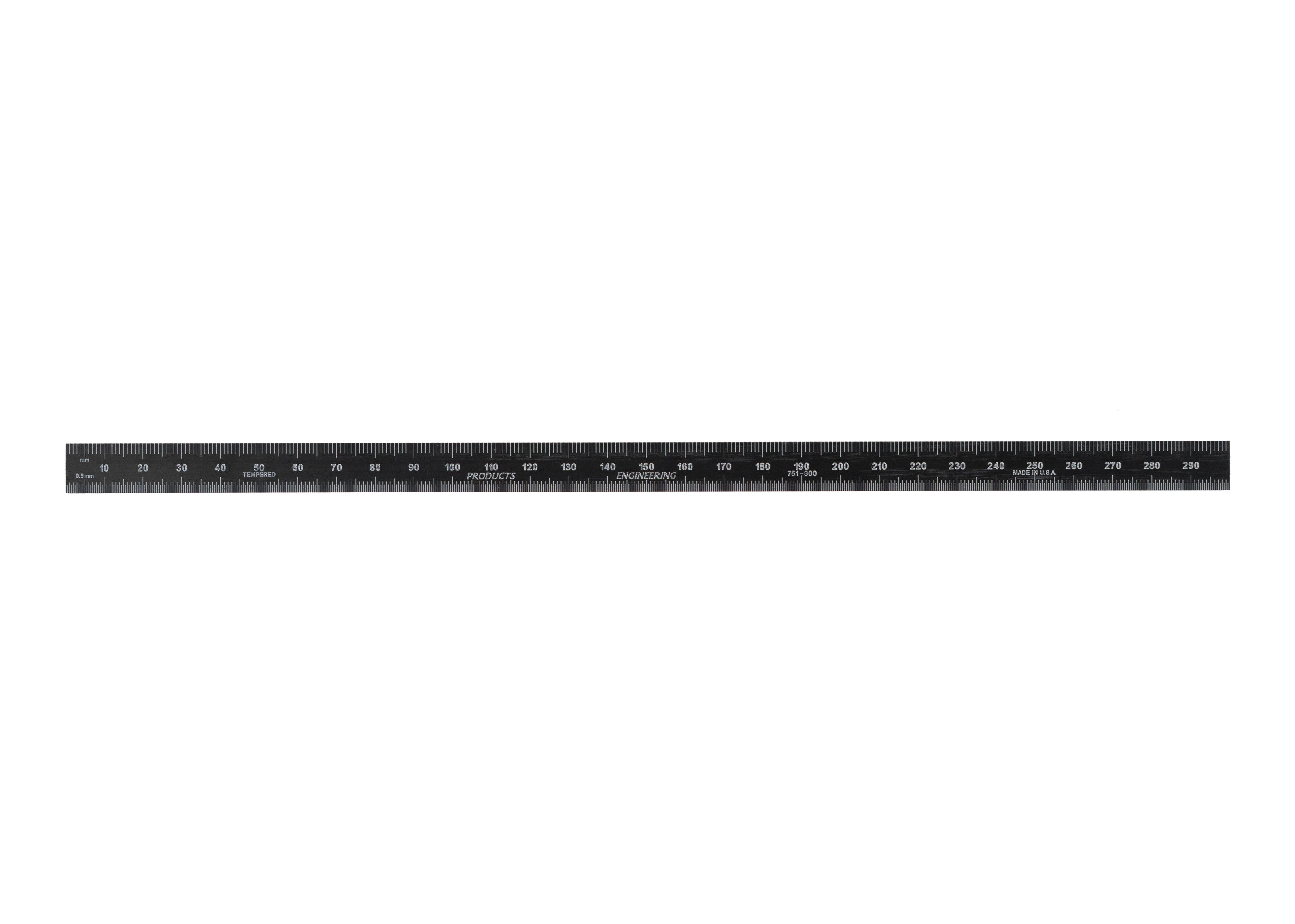 Black Chrome Rulers (Flexible)