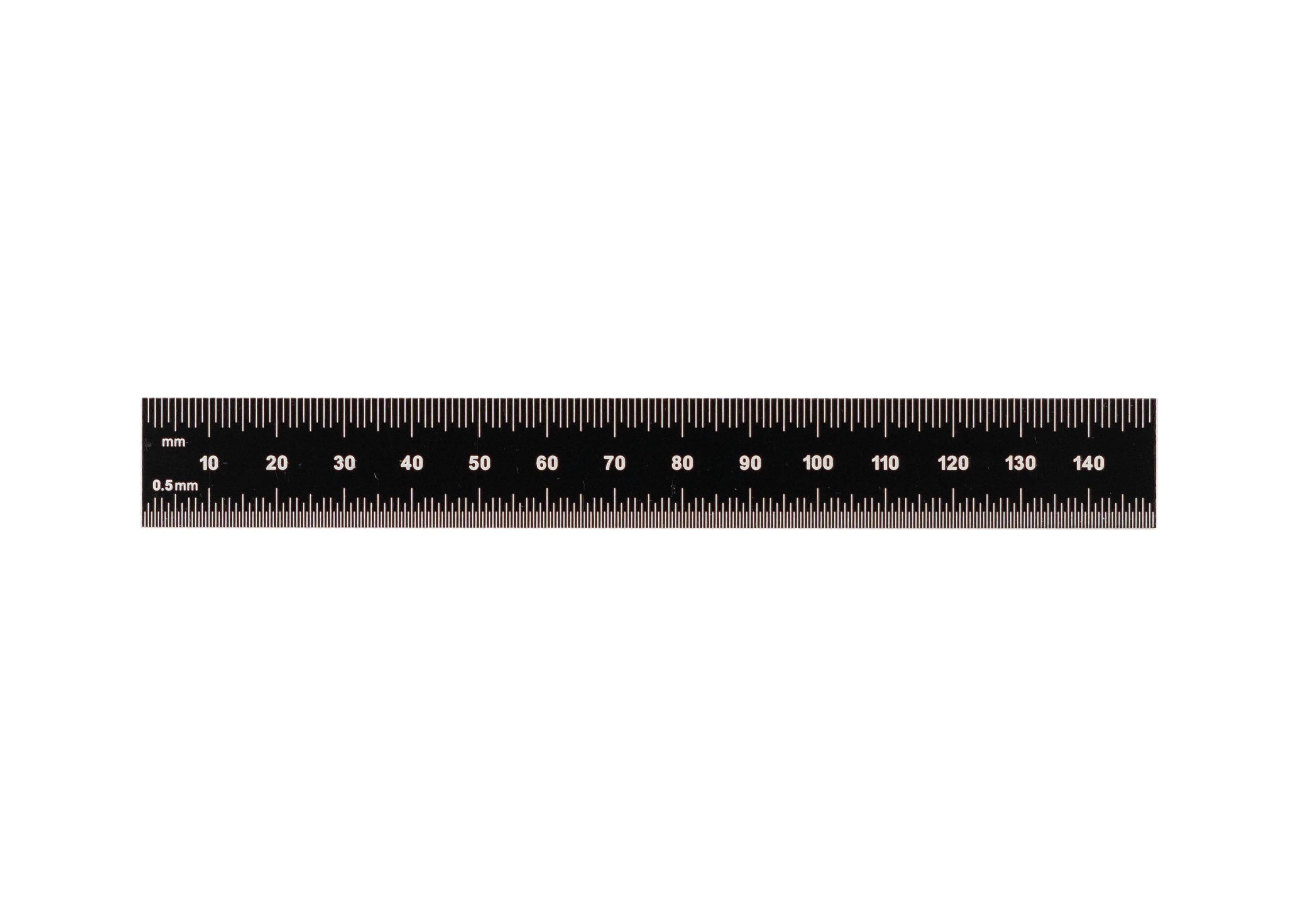 Black Chrome Rulers (Flexible)