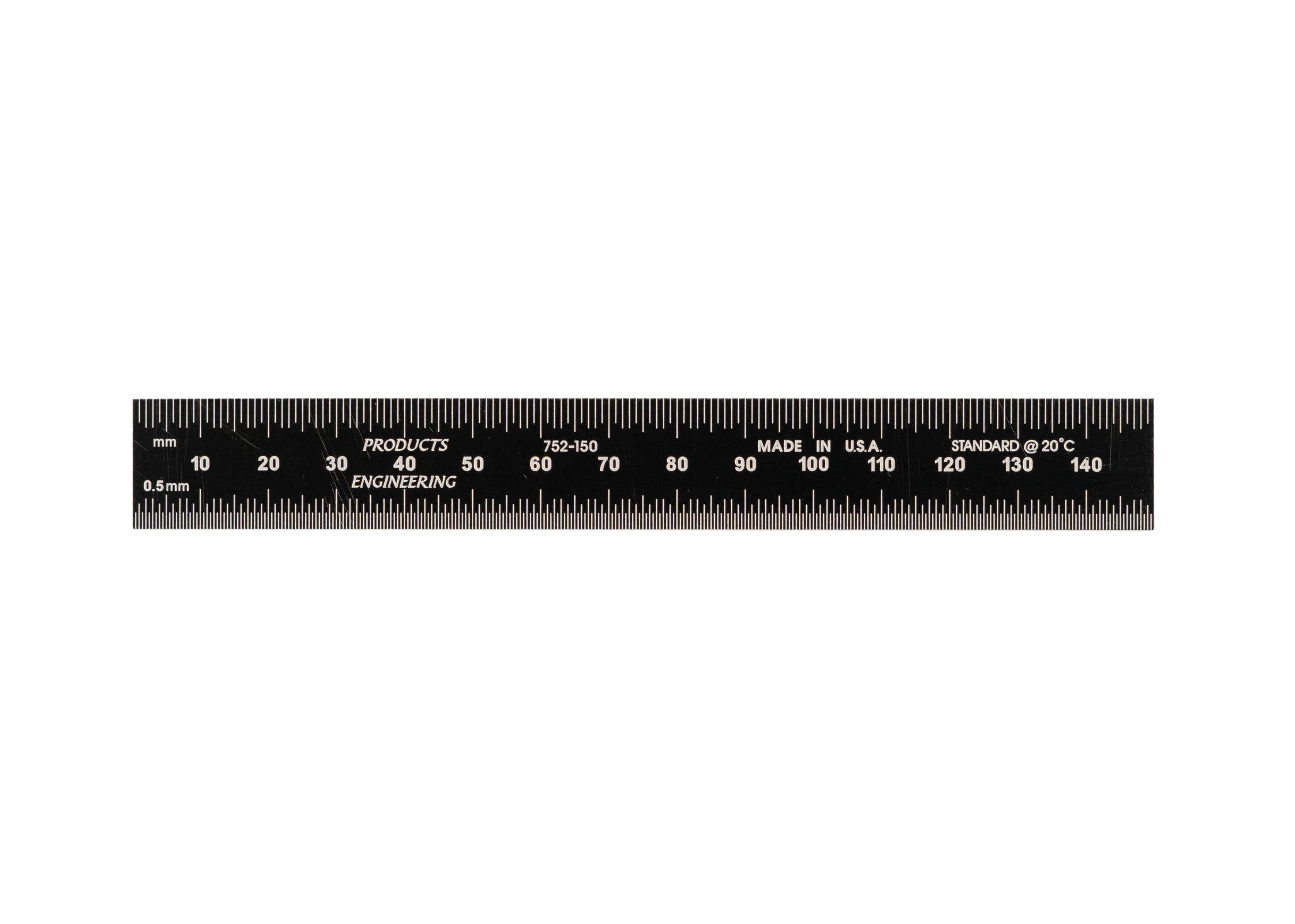 Black Chrome Rulers (Flexible)