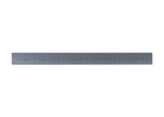 Rigid Satin Chrome-Plated Steel Rulers - Full Metric Graduations