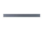 Rigid Satin Chrome-Plated Steel Rulers - Full Metric Graduations