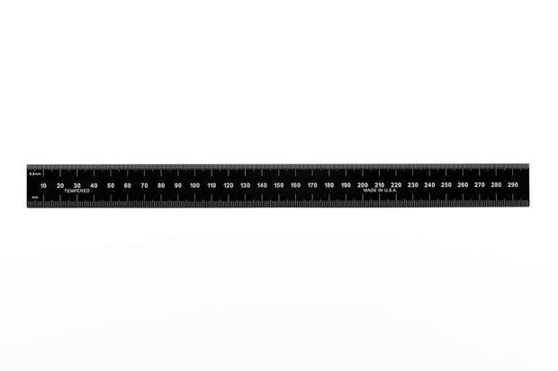 Pec Rigid 36 Inch Ruler Black Chrome Rulers – PEC Tools