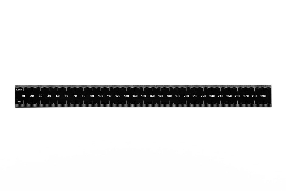 Black Chrome Rigid Rulers (Packs)