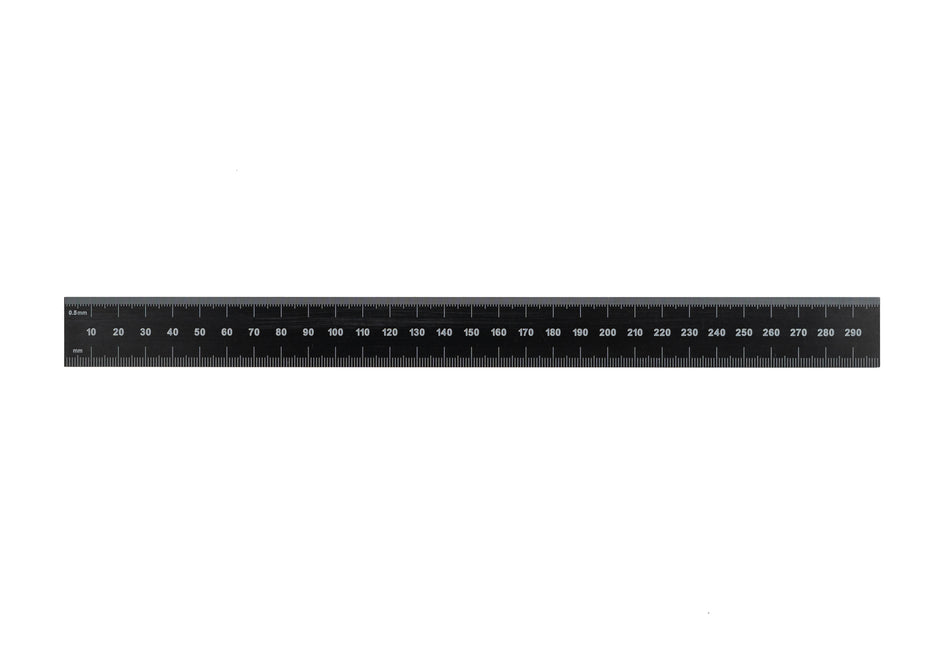 Black Chrome Rulers (Rigid)
