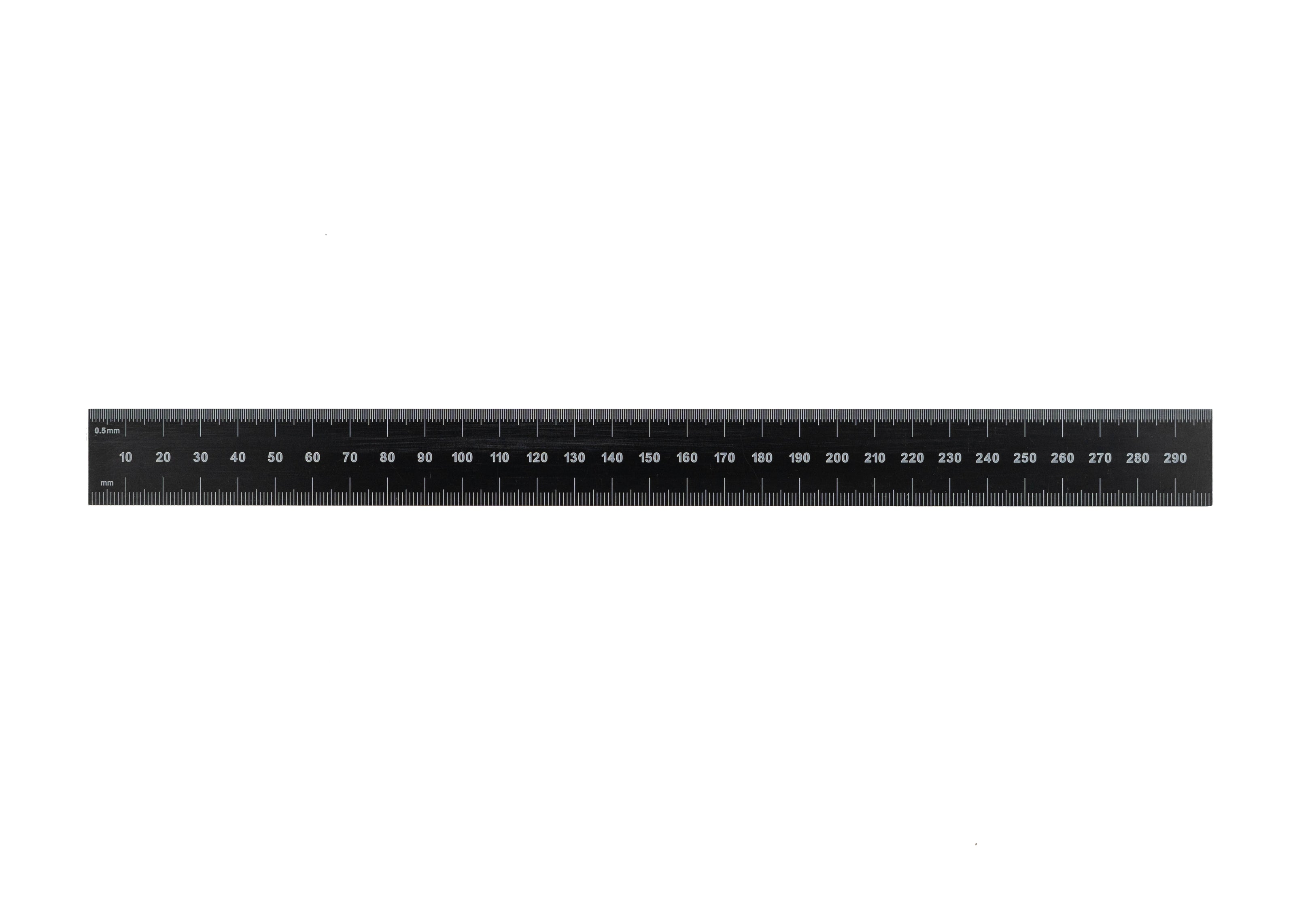 Black Chrome Rulers (Rigid)