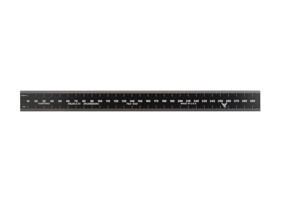 Black Chrome Rulers (Rigid)