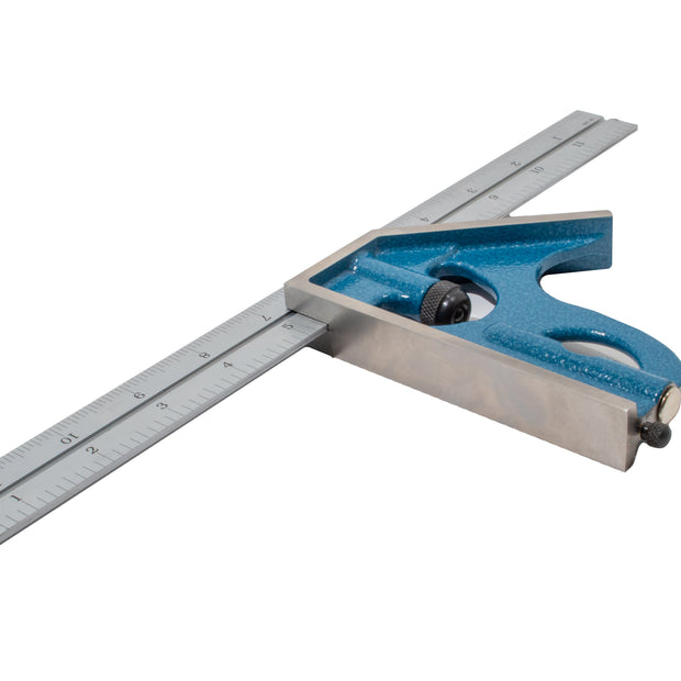 2-Piece Combination Square Set | Machinist Blade & Square/Miter Head