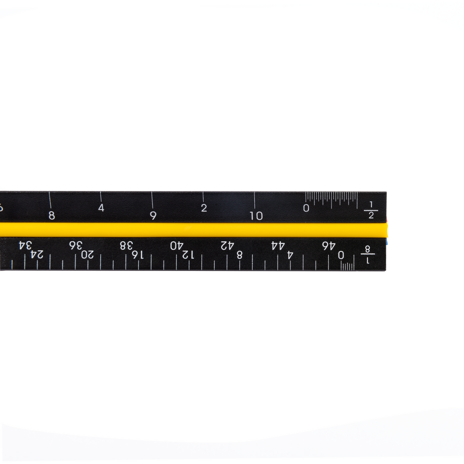 T-Ruler & L-Ruler & Rafter Square & 3 Sided Ruler & 4-Piece Multi-Angle Measuring Ruler Set