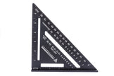 T-Ruler & L-Ruler & Rafter Square & 3 Sided Ruler & 4-Piece Multi-Angle Measuring Ruler Set