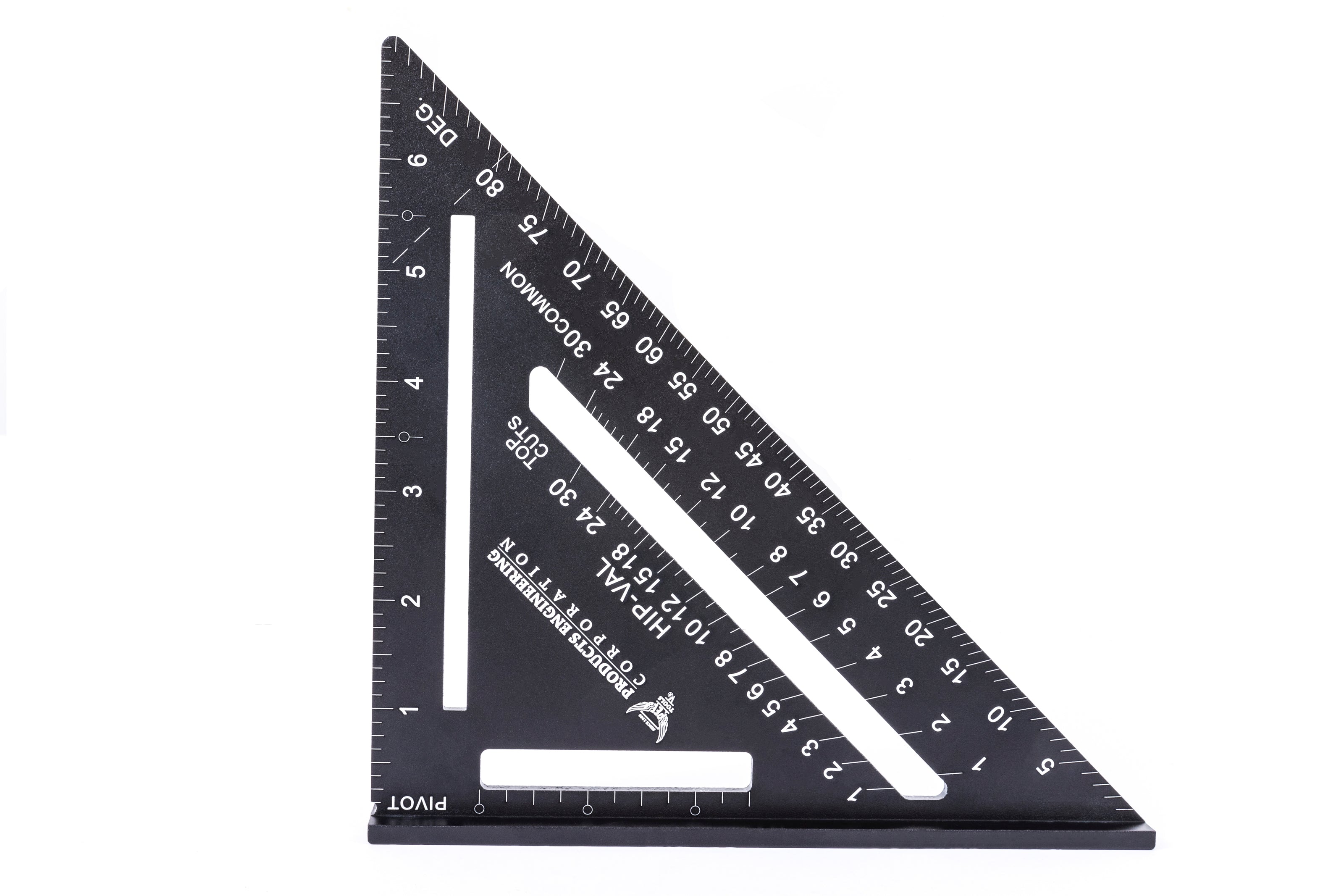 T-Ruler & L-Ruler & Rafter Square & 3 Sided Ruler & 4-Piece Multi-Angle Measuring Ruler Set