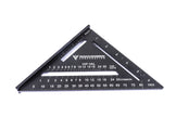 T-Ruler & L-Ruler & Rafter Square & 3 Sided Ruler & 4-Piece Multi-Angle Measuring Ruler Set