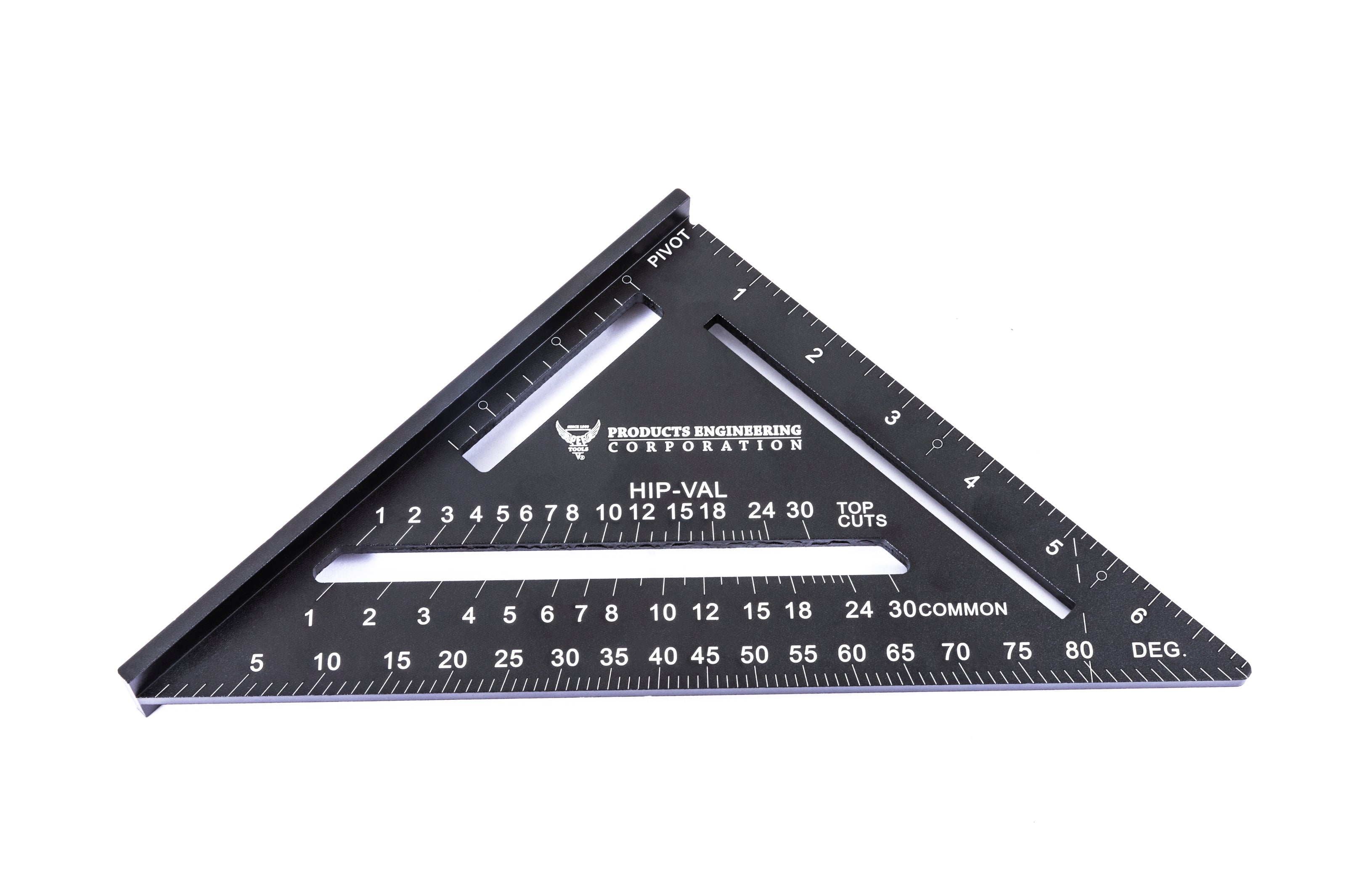 T-Ruler & L-Ruler & Rafter Square & 3 Sided Ruler & 4-Piece Multi-Angle Measuring Ruler Set
