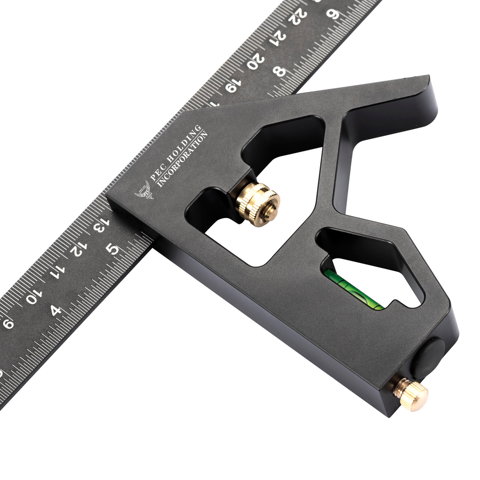 Aluminum Combination Square - 2 Piece Set