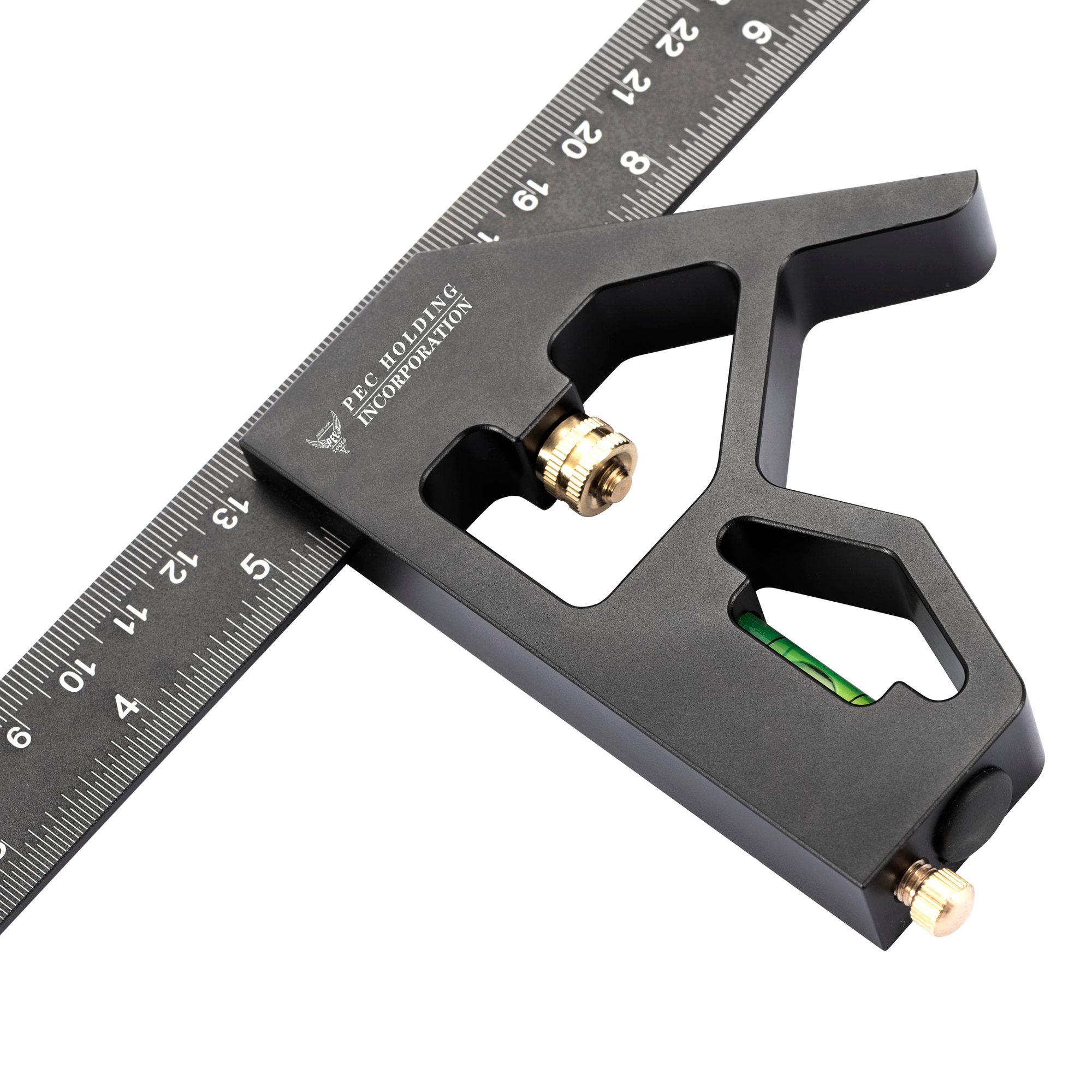 Aluminum Combination Square - 2 Piece Set