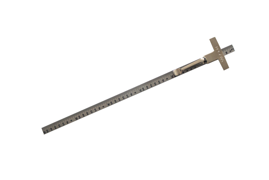 Narrow Specialty Rulers, Depth Gauge Rulers