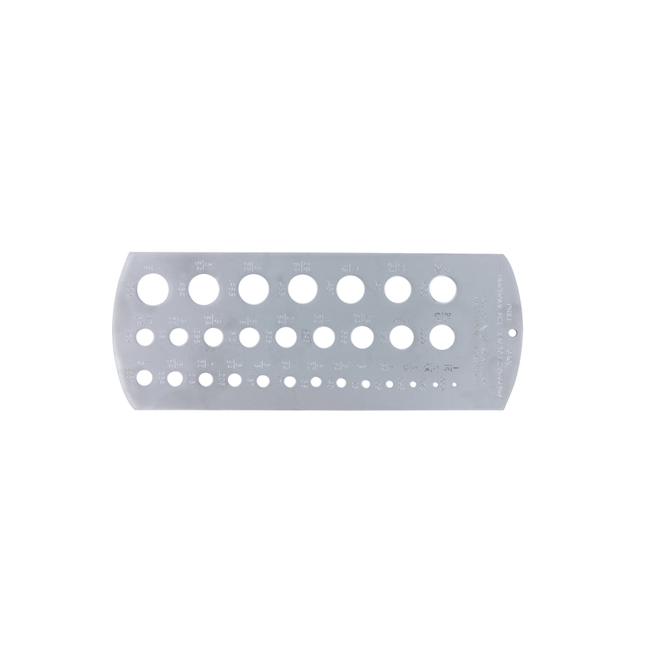 Metal screw pitch gauge made in USA
