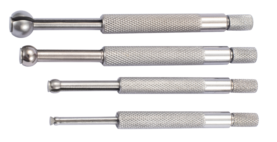 Jauge Trous Petits Diamètres 3-13mm (1/8-1/2") - Set De 4 Outils De Mesure Interne Précis