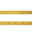 Gold TiN Rigid Ruler | PEC Tools showing clear graduations and titanium-nitride finish for precision measurement.