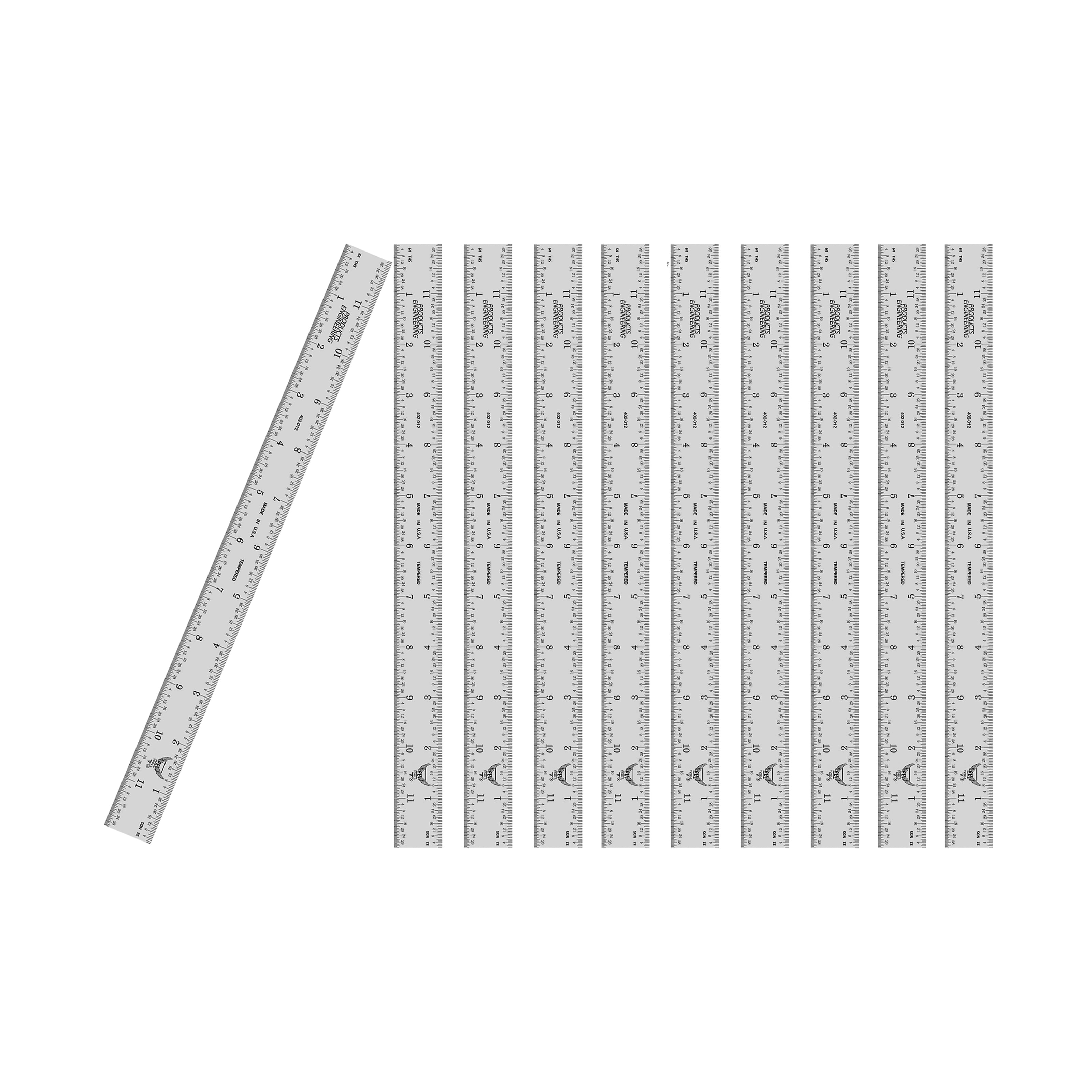 Rigid Stainless Steel Rulers (Packs)