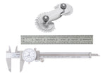 Automotive Measurement Tool Kit | Dial Caliper, Ruler & Screw Pitch Gauge