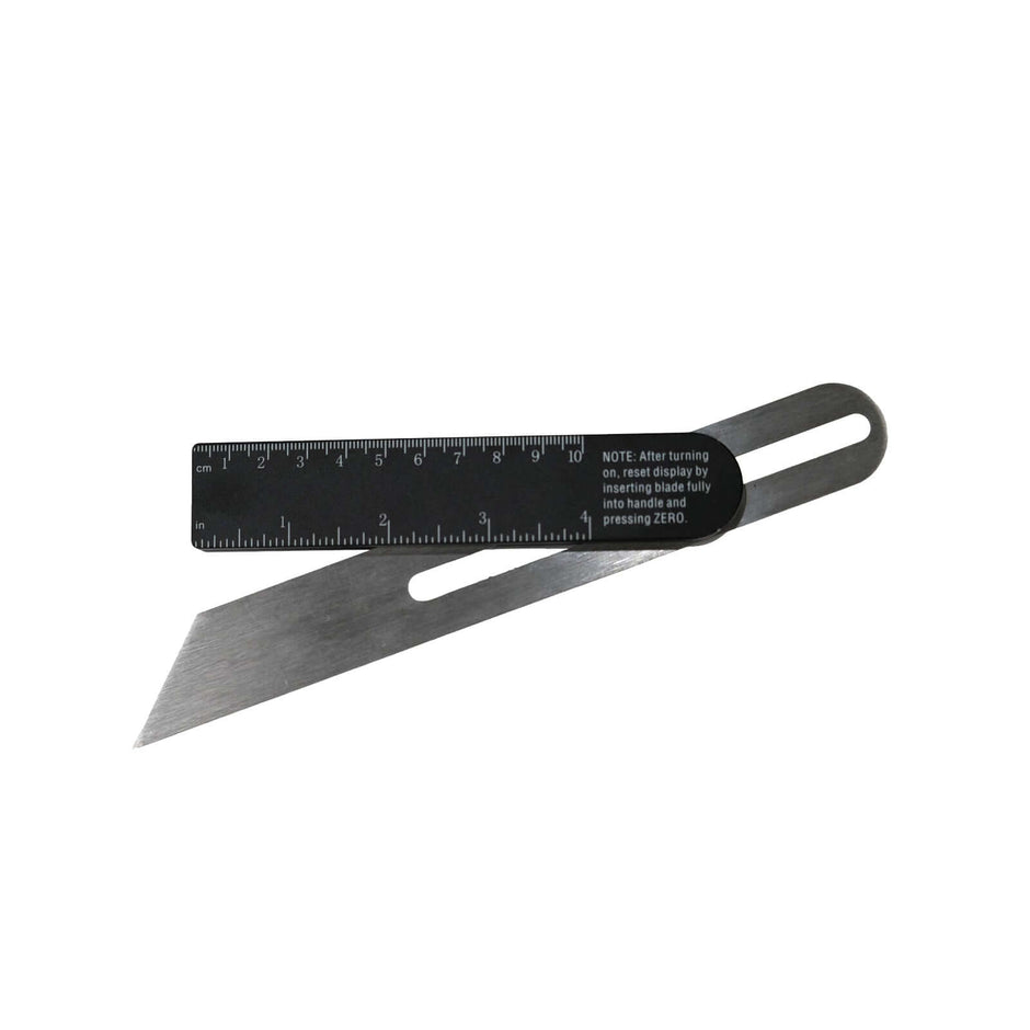 Digital T-Bevel showing a sliding bevel design and measurement markings for accurate angles.