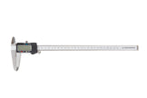 Replacement Battery Cover for Digital Caliper placed beside a digital caliper tool.