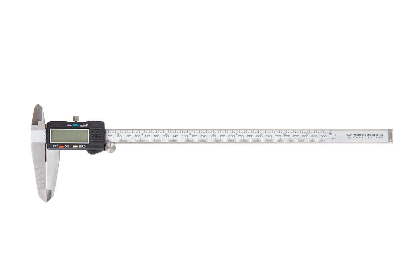 Replacement Battery Cover for Digital Caliper placed beside a digital caliper tool.