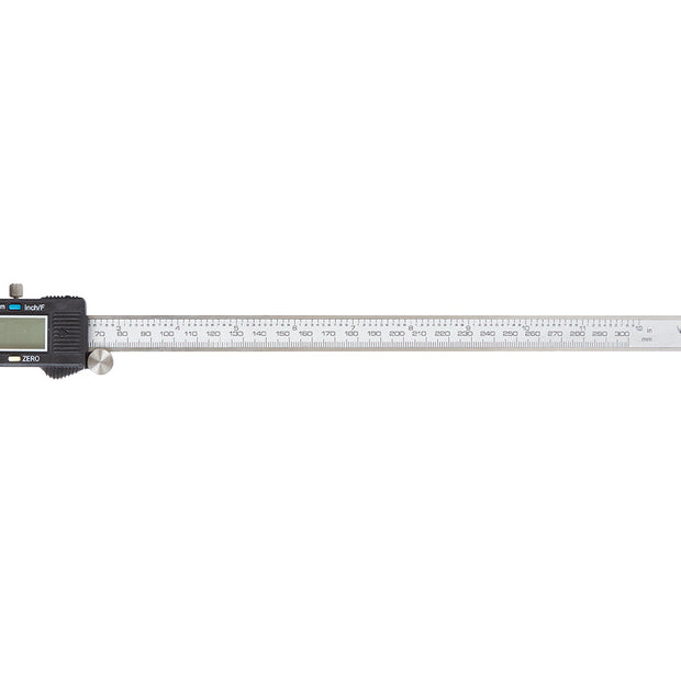 Replacement Battery Cover for Digital Caliper placed beside a digital caliper tool.