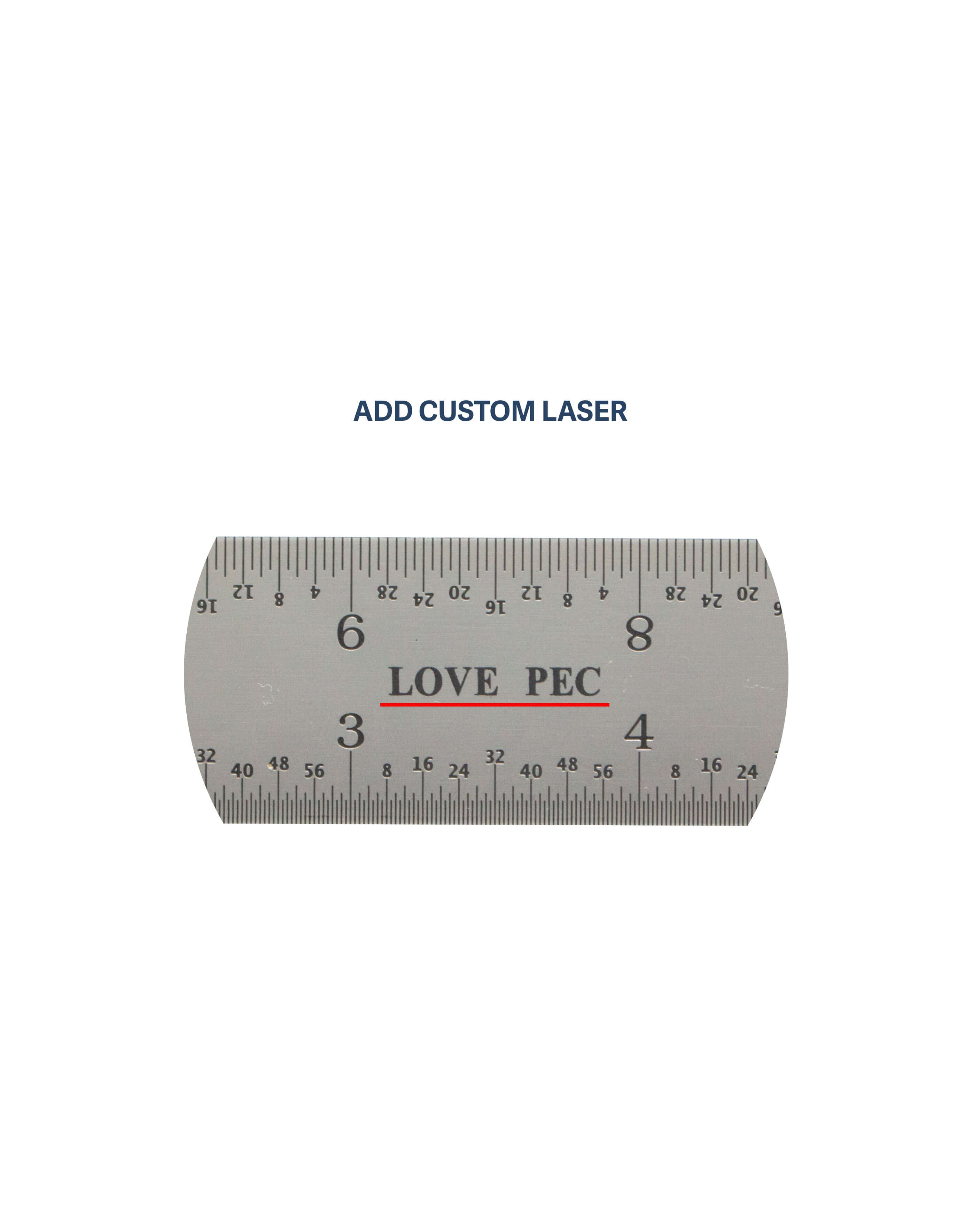 End Up Ruler specialty round end ruler - Durable Carbon Steel Design – PEC Tools