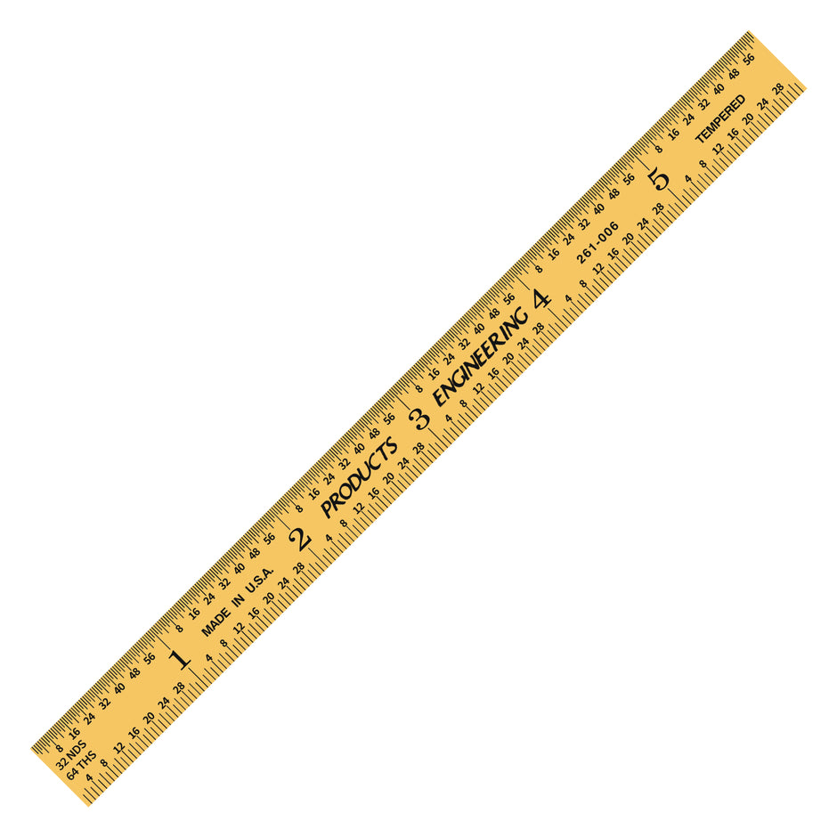 Gold Titanium Nitride Plated Flexible Rulers (Copy) with clear black etching and durable finish.