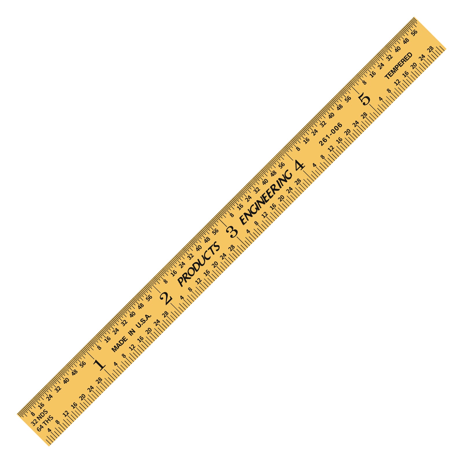 Gold Titanium Nitride Plated Flexible Rulers (Copy) with clear black etching and durable finish.