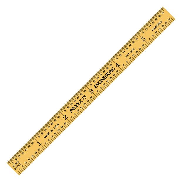 Gold Titanium Nitride Plated Flexible Rulers (Copy) with clear black etching and durable finish.