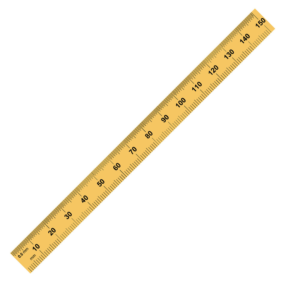 Gold Titanium Nitride Plated Flexible Rulers (Copy) - Elegant golden color with clear measurements for precision.