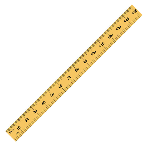 Gold Titanium Nitride Plated Flexible Rulers (Copy) - Elegant golden color with clear measurements for precision.