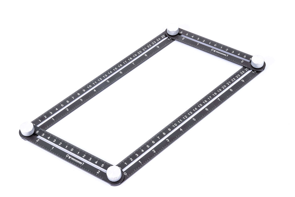 Multi-angle Measuring Set featuring a versatile ruler with adjustable arms for precise measurements in woodworking.