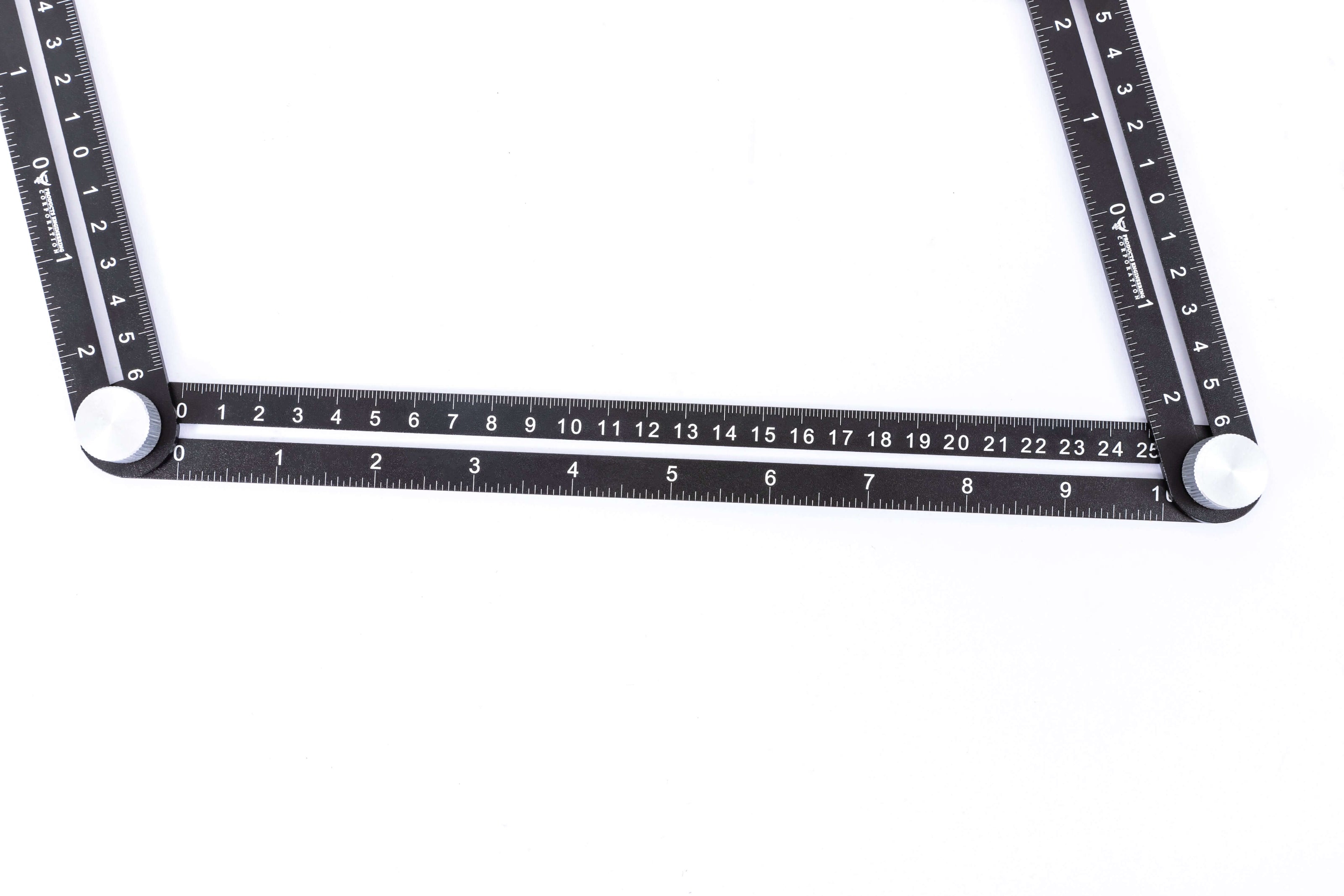 Multi-angle Measuring Set showing a durable ruler designed for precise measurements in woodworking projects.