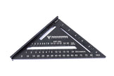 Multi-angle Measuring Set includes a durable aluminum rafter square with clear measurement markings.