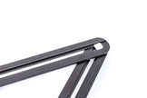 Multi-angle Measuring Set showing the durable aluminum rafter square and ruler features.